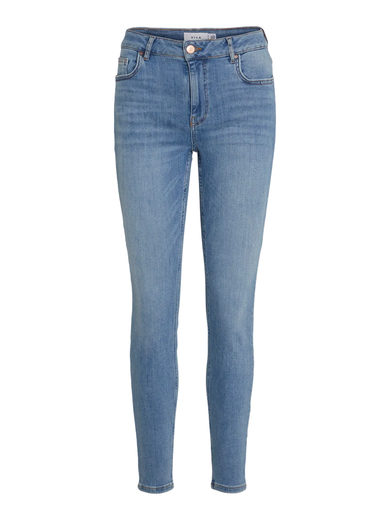 Vila sarah RW skinny Jeans - Medium Blue Demin