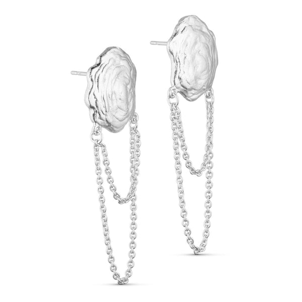 Pure By Nat Esther Chaini Earrings - Silver