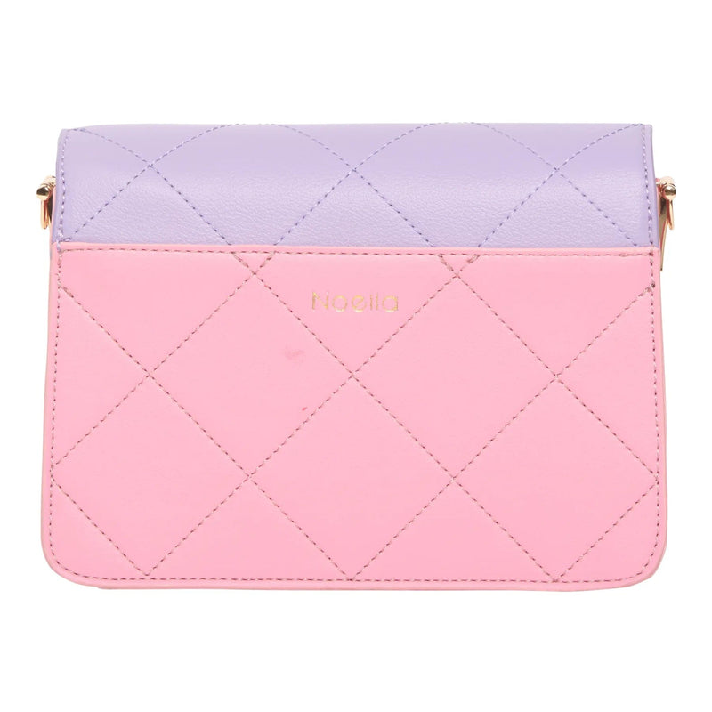 Noella Blanca Blanca Multi Compartment Bag - Light Pink/Light Blue/Purple