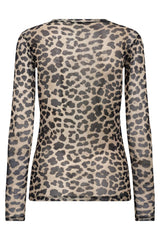 Hype The Detail Mesh W/Print - Leopard