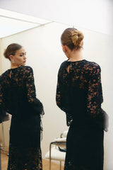 Hype The Detail Lace Blouse - Black