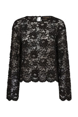 Hype The Detail Lace Blouse - Black