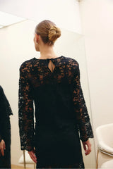 Hype The Detail Lace Blouse - Black