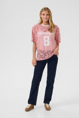 Culture Kala SS Lace Blouse - Pale Mauve