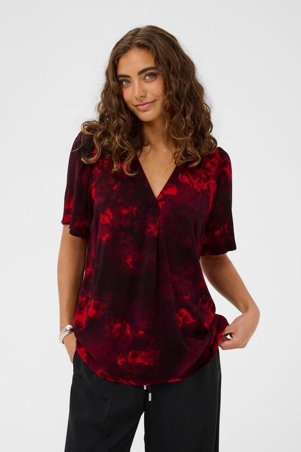 Culture Elsie Elitha Blouse - Red