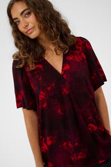 Culture Elsie Elitha Blouse - Red