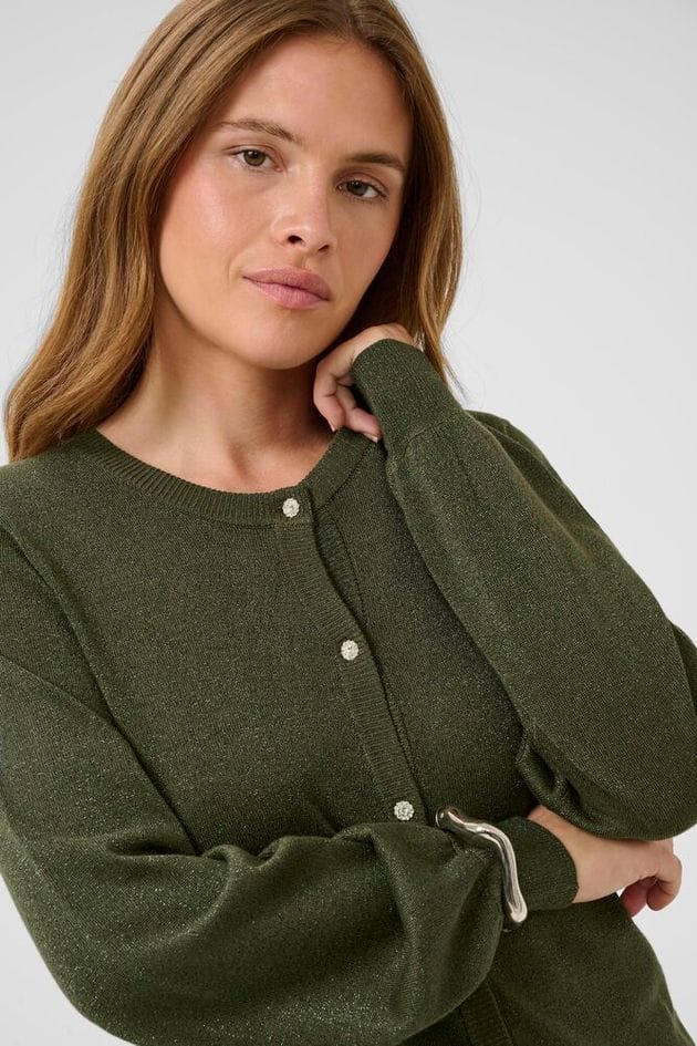 Culture Fay Cardigan - Olive Night