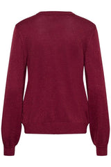 Culture Fay Cardigan - Zinfandel