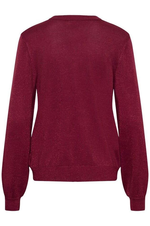 Culture Fay Cardigan - Zinfandel