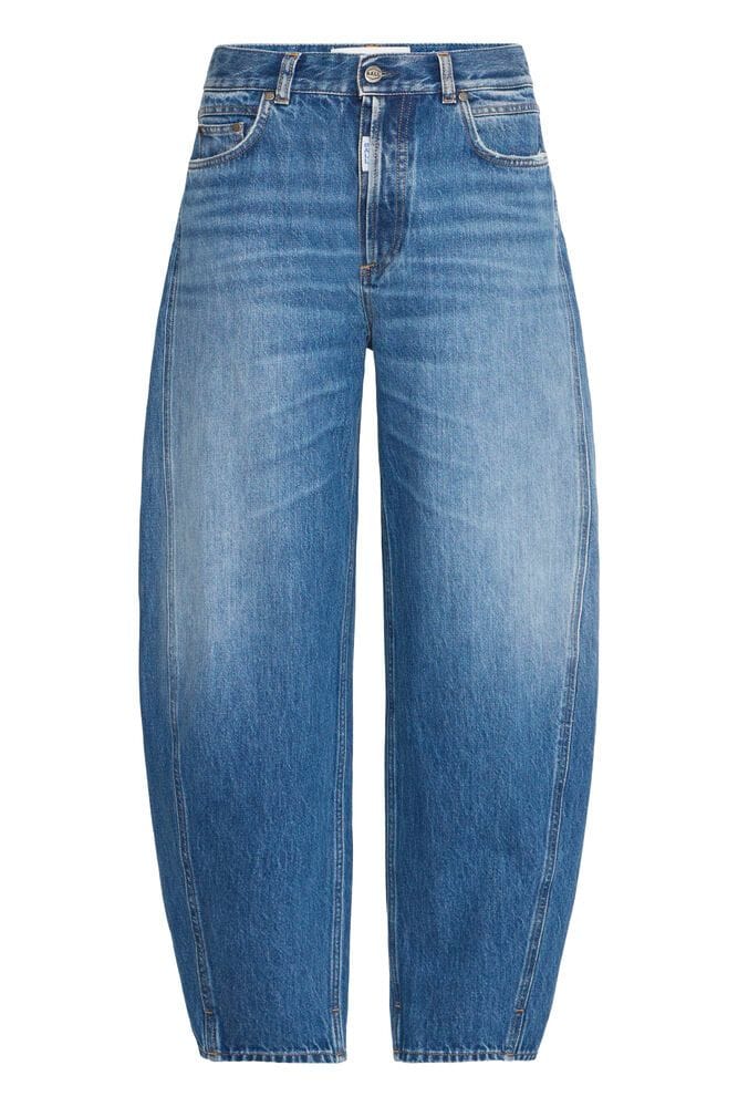 Ball Cavi Curved Jeans - Medium Blue Washed