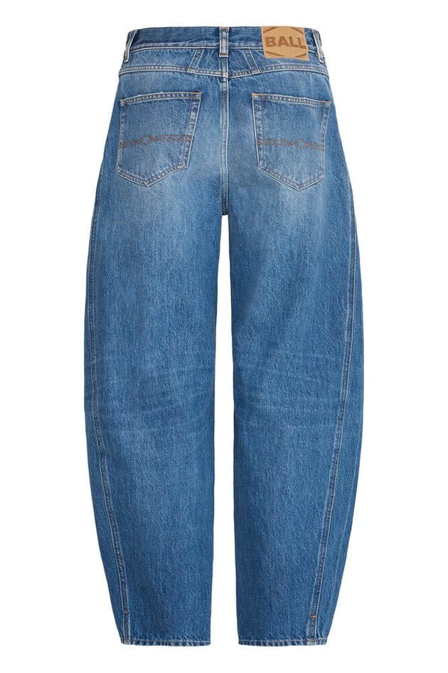 Ball Cavi Curved Jeans - Medium Blue Washed