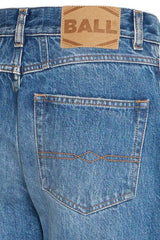 Ball Cavi Curved Jeans - Medium Blue Washed