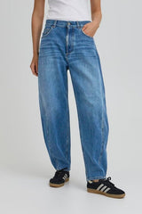 Ball Cavi Curved Jeans - Medium Blue Washed