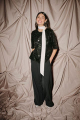 Culture Melia SS Blouse - Olivie Night