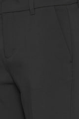 Pulz Jeans Bindy HW pants Kickflared Leg  - Black