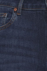 Pulz Jeans Emma HW Jeans Medium Straig - Dark Blue