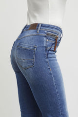 Pulz Jeans Karolina HW Jeans Straigt leg - Medium Blue