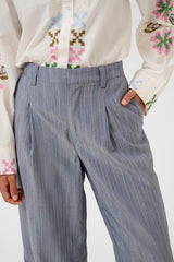 Culture rainbow Pants - Blue Multi