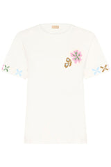 Culture Barma Amora T-shirt - Spring Gardenia