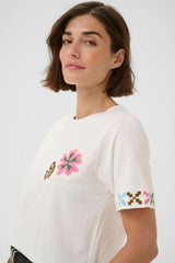 Culture Barma Amora T-shirt - Spring Gardenia