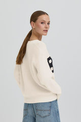Ball Stacy Rib Logo Pullover - Arctic Wolf
