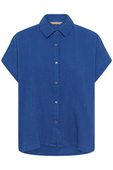 Culture Myra Elina SS Shirt - Nautical Blue