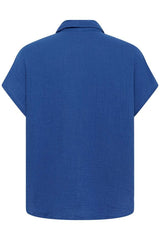 Culture Myra Elina SS Shirt - Nautical Blue