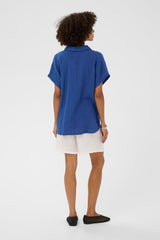 Culture Myra Elina SS Shirt - Nautical Blue