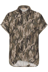 Culture Myra Elina SS Shirt - Camouflage