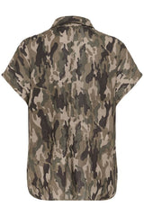 Culture Myra Elina SS Shirt - Camouflage