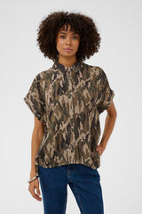 Culture Myra Elina SS Shirt - Camouflage