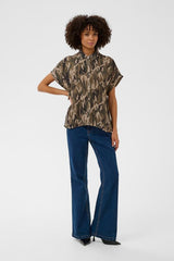 Culture Myra Elina SS Shirt - Camouflage
