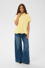 Culture Myra Elina SS Shirt - Yellow