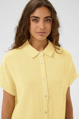 Culture Myra Elina SS Shirt - Yellow
