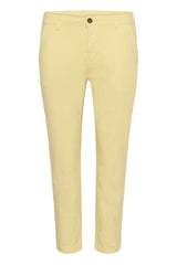 Culture Brita Copped Pants - Lemon Meringue