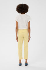 Culture Brita Copped Pants - Lemon Meringue