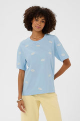 Culture Kissy T-shirt - Powder Blue