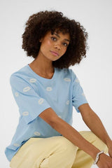 Culture Kissy T-shirt - Powder Blue