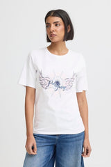 Pulz Jeans Bethany T-Shirt - White