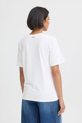 Pulz Jeans Bethany T-Shirt - White