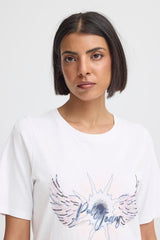 Pulz Jeans Bethany T-Shirt - White