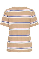 Pulz Jeans Blake T-shirt - Dune Strip
