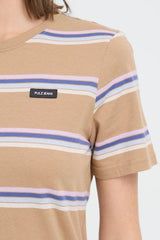 Pulz Jeans Blake T-shirt - Dune Strip