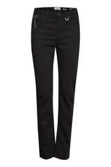 Pulz Karolina HW Jeans Straight Leg - Black