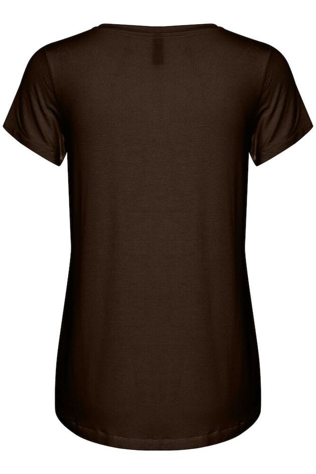 Culture Poppy V-neck T-Shirt - Brown