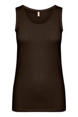 Culture Poppy Tank Top - Brown