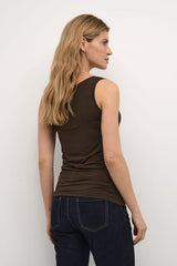 Culture Poppy Tank Top - Brown