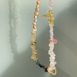 PRE ORDER Stine a Crispy Coast Necklace - Pacific Colors with Pearls and Gemstones