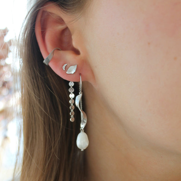 Stine A Tout petit bella moon earring - Silver