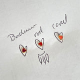 Stine a Petit Love Heart - Coral